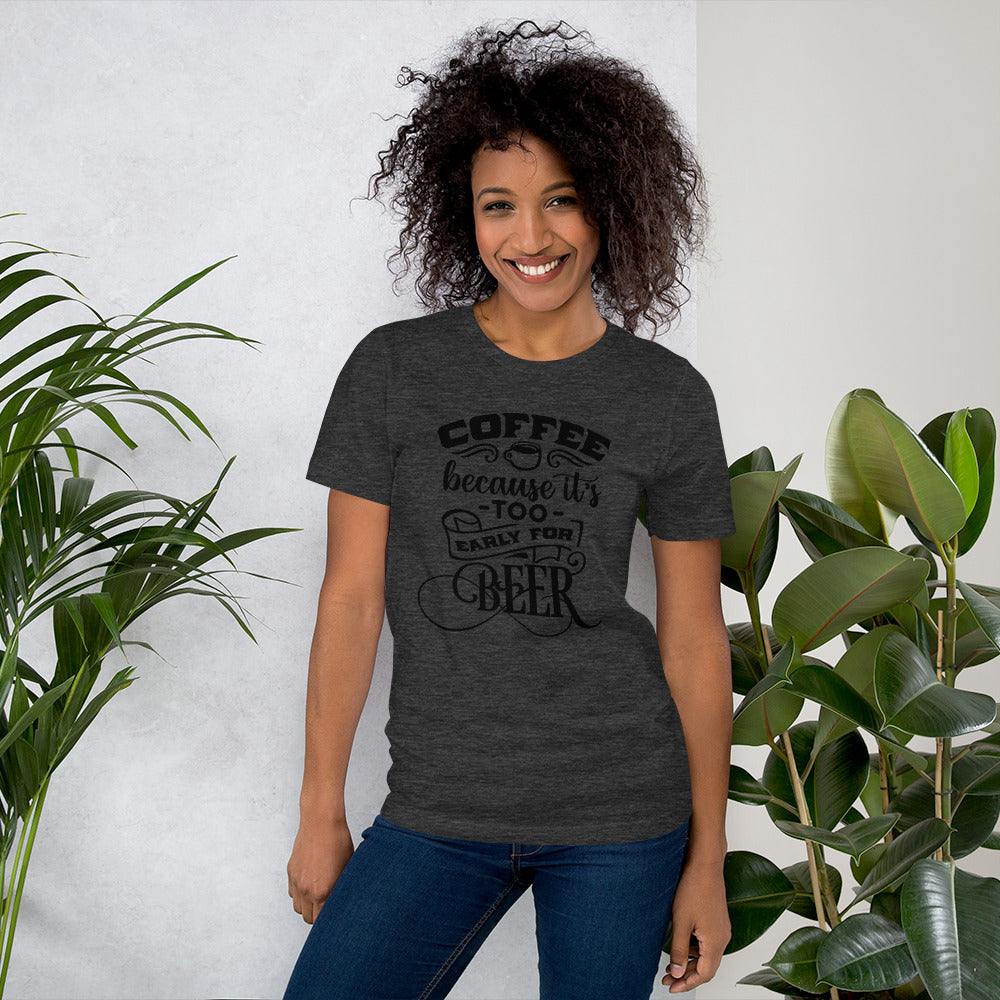 Coffee before Beer Short-Sleeve T-Shirt